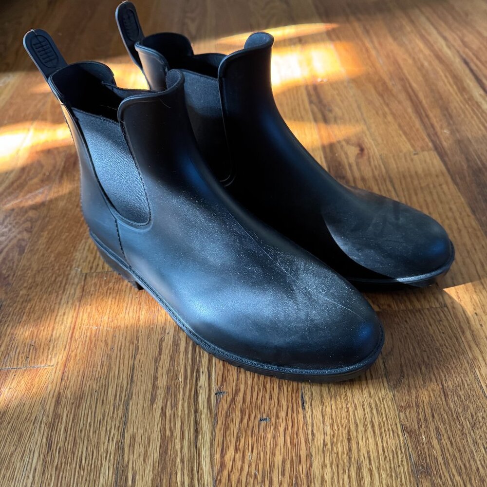 Women's Chelsea Ankle Rain Boots Waterproof Size 8.5